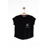 NK Tekstil Kids Grace Kız Çocuk T-shirt, Siyah, 8 Yaş