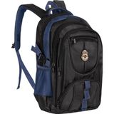 Nk Unisex Okul Sırt Çantası 15' Laptop Bölmeli 1900 Denye Kalın Kumaş ÇANTA-9007 - Lacivert