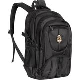 Nk Unisex Okul Sırt Çantası 15' Laptop Bölmeli 1900 Denye Kalın Kumaş ÇANTA-9007 - Siyah
