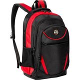 NK Unisex Okul Sırt Çantası 15' Laptop Bölmeli 1900 Denye Kalın Kumaş Çanta (Kırmızı)