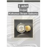 Nkare Ihram Sabunu - 1 Adet Doğal 30 Gram. Kokusuz, Doğal Ihram Sabunu - Hac ve Umre Için - Ihram Soap - Bej