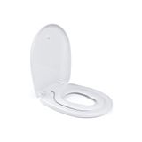 NKP 0340 Unıversal Çocuk Yetişkin Amortisörlü Klozet Kapağı Thermoplast Yavaş Kapanan Klozet Kapağı