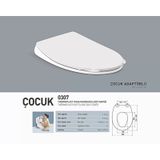 Nkp Çocuk Thermoplast Yavaş Kapanan Klozet Kapağı - Nkp0307