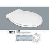 Nkp Nice Duroplast Yavaş Kapanan Klozet Kapağı Metal Menteşe Üstten Sıkmalı - Beyaz