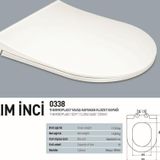 Nkp Slim İnci Thermoplast Yavaş Kapanır Klozet Kapağı