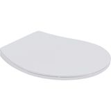 Nkp Smart slim Beyaz Termoplastik Malzemeden Üretilmiş Sessiz Yavaş Kapanır Klozet Kapağı