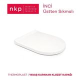 Nkp Soft İnci Yavaş Kapanan Klozet Kapağı NKP0336