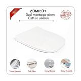 Nkp Zümrüt Slim Kare Yavaş Kapanır Klozet Kapağı