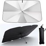 NKT GROUP (7871) Araba Ön Cam Güneşlik Katlanabilir Güneşlik Şemsiye Ön Cam Gölgelik Büyük Boy 75 Cm X 135 Cm ile uyumlu
