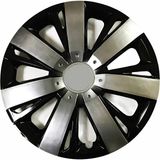 NKT GROUP Alfa Romeo 146 Uyumlu 15 Inç Piano Black Siyah Beyaz Renkli Jant Kapağı 4 Adet
