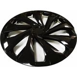 NKT GROUP Alfa Romeo Araçlarına Uyumlu 15 Inç Piano Black Siyah Jant Kapağı 4 Adet