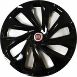 NKT GROUP Fiat Albea Uyumlu 14 Inç 4 Adet Piano Black Siyah Jant Kapağı Takımı