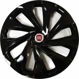 NKT GROUP Fiat Linea Uyumlu 15 Inç 4 Adet Piano Black Siyah Jant Kapağı Takımı