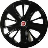 NKT GROUP Fiat Linea Uyumlu 15 Inç Piano Black Siyah Jant Kapağı 4 Adet