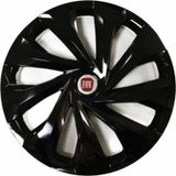 NKT GROUP Fiat Punto Uyumlu 15 Inç 4 Adet Piano Black Siyah Jant Kapağı Takımı