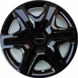 NKT GROUP [kırılmaz] Ford Focus Uyumlu 14 Inc Piano Black Siyah Jant Kapağı Seti 4 Adet