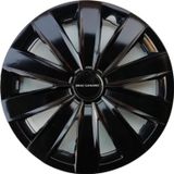 Nkt Group Kırılmaz Peugeot 301 Uyumlu 14 Inc Piano Black Siyah Jant Kapağı Seti 4 Adet