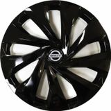 NKT GROUP Nissan Qashqai Uyumlu 14 Inç 4 Adet Piano Black Siyah Jant Kapağı Takımı