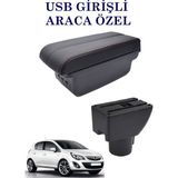 NKT GROUP Opel Corsa D 2006-2014 Usbli Vidasız Kol Dayama Kolçak