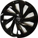 NKT GROUP Opel Corsa Uyumlu 14 Inç 4 Adet Piano Black Siyah Jant Kapağı Takımı