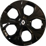 NKT GROUP Renault Clio Uyumlu 14 Inç Piano Black Siyah Jant Kapağı 4 Adet