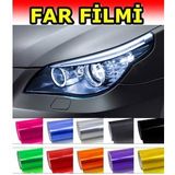 NKT GROUP Sarı Far Stop Filmi Folyosu Kaplama Şeffaf Dayanıklı Kaliteli 1 Metre