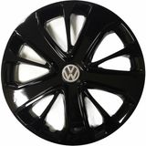 NKT GROUP Volkswagen Polo Uyumlu 15 Inç Piano Black Siyah Jant Kapağı 4 Adet