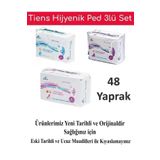 Nktcollection Kadın Tiens Airiz 3Lü Set Gündüz Hijyenik Ped 10'Lu Günlük Hijyenik Ped 30'Lu Gece Hijyenik Ped 8'Li