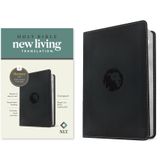 NLT Compact Bible, Filament Enabled (Leatherlike, Regal Lion Black, Red Letter)