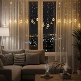 N&M Store 10 Sarkıtlı Dekoratif Top Içi Mini Toplu LED Günışığı Rengi Ambiyans Aydınlatma