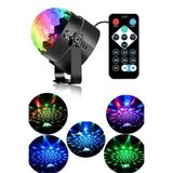 NM Store Kumandalı Sese Duyarlı RGB LED Disko Topu Lazer Işıklı Parti Küresi Hareketli Sahne Işığı