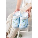 Nmoda Unisex Deniz Sabo Doktor Hemşire Hastane Confort Sandalet - Mavi