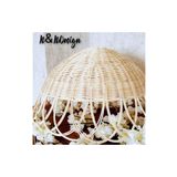 NN DESIGN Rattan Bambu Hasır Bohem 30cm Çapında Avize ?