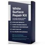 NNREPAIR Beyaz Yüzey Tamir Takımı - Çoğu Onarım İçin Uygundur I Granit, Fayans, Tezgah, Porselen ve Seramik için de Kırık Cips ve Çatlakları Dakikalar İçinde Düzeltirim