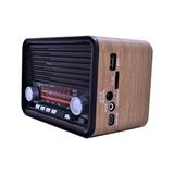 NNS NS-1537BT Kahverengi Şarjlı Nostaljik Radyo