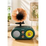 Nns Ns-803Bt Yeşil Retro Radyo Bluetooth Hoparlör Usb Tf Kart Şarjlı Nostaljik Radyo