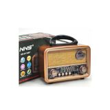 NNS NS-8110BT Taşınabilir Nostaljik Radyo Bluetooth Speaker