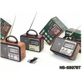 Nns NS-8897 Orta Boy Retro, Nostaljik, Ahşap Tasarım Radyo