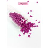 Nnstartshopping Dökme Cam Kum Boncuk Büyük Boy (6/0) 4 mm - 20 Gram - Eflatun - BNC102