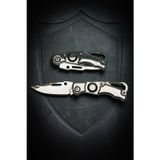 NO.50 13,5 CM Paslanmaz Çelik Kamp Outdoor Mini Cep Çakı Gümüş Renk