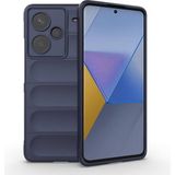 No 7 Tech Xiaomi Redmi Note 13 Pro Plus 5g Kılıf Kamera Korumalı Esnek Silikon Parmak Şeritli N7TH - Lacivert