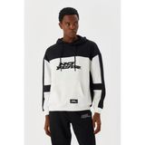 No Fear Erkek Sweatshirt Kapüşonlu Siyah Beyaz M500272