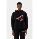 No Fear Erkek Sweatshirt Kapusonlu Siyah M500227