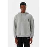 No Fear Erkek Sweatshirt NFR-M500241 GRİ MELANJ L