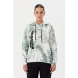 No Fear Kadın Sweatshirt Crop Batik Yeşil 72532