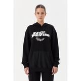 No Fear Kadın Sweatshirt NFR-W500166 Siyah S