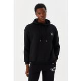 No Fear M500241 Siyah Kapüşonlu Erkek Sweatshirt