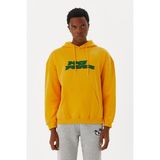 No Fear M500243 Sarı Kırmızı Kapüşonlu Erkek Sweatshirt