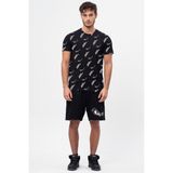 No Fear Orijinal Baskılı Erkek T-Shirt Siyah - XL - Siyah - Siyah