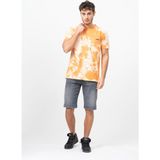 No Fear Orijinal Erkek T-Shirt Batik Turuncu - S Regular - 814 Turuncu